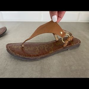 SAM EDELMAN TAN SANDAL